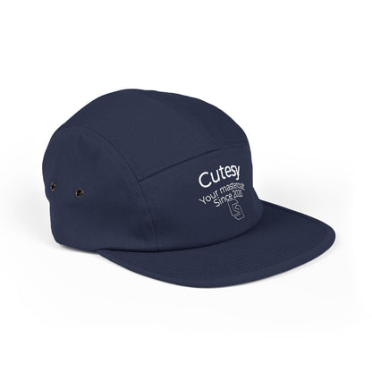 Cutesy Crest 5-Panel Cap — Navy (Since 2020 Embroidery)